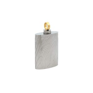 Damascus Reliquary Pendant Oval
