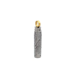 Damascus Reliquary Pendant Octagon
