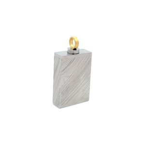 Damascus Reliquary Pendant Rectangle
