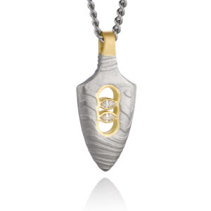 Yanone Pendant, Two Horizontal Marquis