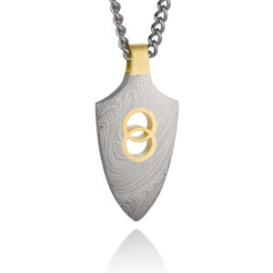 Yanone Pendant, Vertical Double Circle