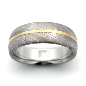 Supernova Damascus with 1mm Centered Inlay